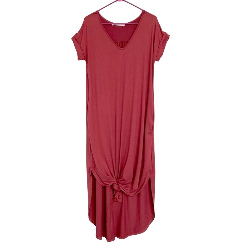 The Impeccable Pig Mauve Maxi Dress